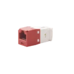 Conector Jack RJ45 Estilo TG, Mini-Com, Categoría 6, de 8 posiciones y 8 cables, Color Rojo - Image 4