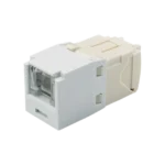 Conector Jack RJ45 Estilo TG con Ventana, Mini-Com, Categoría 6, de 8 posiciones y 8 cables, Color Blanco - Image 2