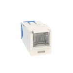 Conector Jack RJ45 Estilo TG con Ventana, Mini-Com, Categoría 6A, de 8 posiciones y 8 cables, Color Blanco - Image 2