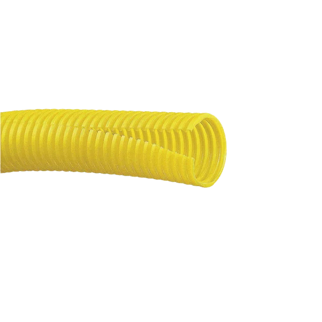 CLT150FD4-h Tubo Corrugado Abierto para Protección de Cables, 1.50in (38.1 mm) de Diámetro, 152.4 m de Largo, Color Amarillo - Image 1