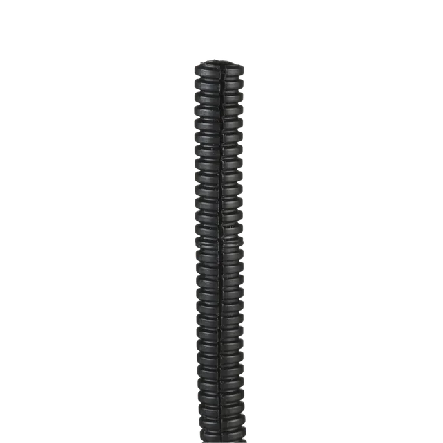 CLT50FC20-h Tubo Corrugado Abierto para Protección de Cables, .50in (12.7 mm) de Diámetro, 30.5 m de Largo, Color Negro - Image 1