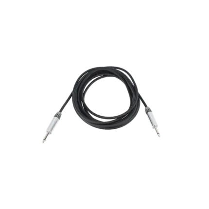 Cable de Audio | Plug 1/4 in a Plug 1/4 in Stereo | Carcasa Cromada | Conectores Seetronic | Longitud 5m