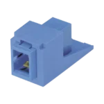 Módulo Acoplador SC Simplex, para Fibra Óptica Monomodo OS1/OS2, Tipo Mini-Com, Color Azul - Image 2