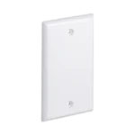 Placa de Pared Ciega Universal, Material ABS, Color Blanco