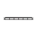 Panel de Parcheo Modular Mini-Com (Sin Conectores), Plano de Instalación al Ras, Sin Blindaje, de 24 puertos, 1UR - Image 2