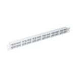 Panel de Parcheo Modular Mini-Com (Sin Conectores), Plano, Sin Blindaje, Alta Densidad, de 48 puertos, Color Blanco, 1 UR - Image 3