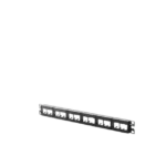 Panel de Parcheo Modular Mini-Com (Sin Conectores), Plano, Sin Blindaje, Con Etiqueta y Cubierta, de 24 puertos, 1UR - Image 3