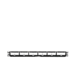 Panel de Parcheo Modular Mini-Com (Sin Conectores), Plano, Sin Blindaje, Con Etiqueta y Cubierta, de 24 puertos, 1UR - Image 6