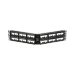 Panel de Parcheo Modular Mini-Com (Sin Conectores), Angulado, Sin Blindaje, Con Etiqueta y Cubierta, de 48 puertos, 2UR - Image 5