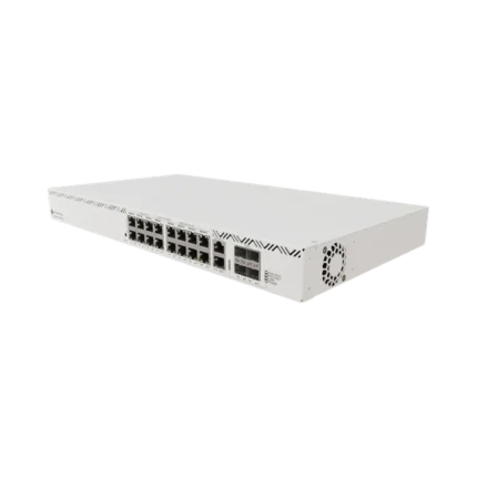 Cloud Router Switch 16 puertos, 8 PoE+ y 8 PoE++, Fuentes redundantes Hot-Swap