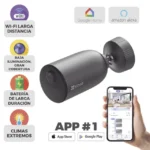 Cámara IP Inalámbrica Con Batería Recargable (Cero Cables) / 2K (3 Megapixel) / Micro SD / Detección Humana / Colores en Oscuridad / Sirena y Estrobo / 15 Mts IR / 15 Mts Luz Blanca / Exterior - Image 8