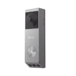 Doorbell de Batería Recargable con Transformador de 5Vcc o Panel Solar (Incluye Panel) / 3 megapíxel / Doble Lente / Protección IP65 / Audio de Dos Vías