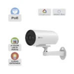 Cámara IP Exterior PoE / Color Night Vision / 3 Megapixel (2K) / AI Detección Humana y Vehiculos / H.265 / Vision Nocturna a Color / IP67 / Audio Bidireccional / Luz y Sirena / Micro SD - Image 3