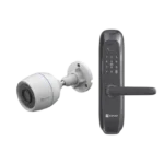 Kit de Cerradura Inteligente con Cámara IP Wi-Fi modelo CS-H3C / Apertura Remota desde la App / Códigos Temporales Para Visitantes / Lectura de Huella / Lectura de Tag / Contraseña /  Botón para Timbrar / Alarma Anti-intrusion - Image 2