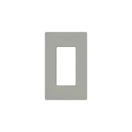 Placa de pared 1 espacio, para atenuador (dimmer), switch ó control remoto PICO inalámbrico.
