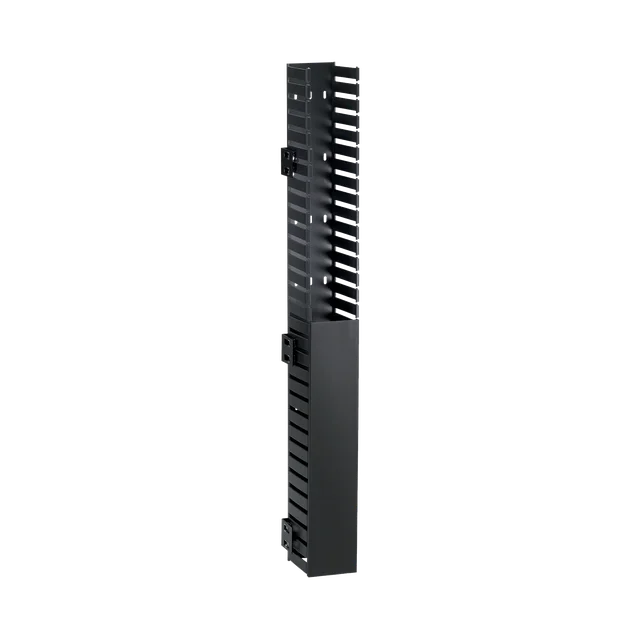 CWMPV2440-h Organizador Vertical IN-Cabinet, Sencillo (Solo Frontal), Para Uso Con Gabinetes Panduit, Montaje Lateral en Riel de Rack, 40 UR, 1.95 in de Ancho, Color Negro - Image 1