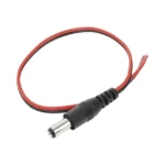 Cable con CONECTOR MACHO (Pigtail) / Alimentación para Vcc con Puntas Libres / POLARIZADO / Largo 22cm / CALIBRE 22AWG. - Image 2