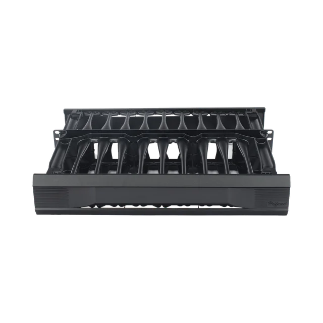 DCHS2-h Organizador de Cables Horizontal CableTek, Sencillo (Solo Frontal), Para Rack de 19in, 2 UR - Image 1