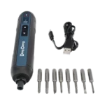 Destornillador Inalámbrico Recargable de 4 Vcc, incluye Puntas y Estuche - Image 6