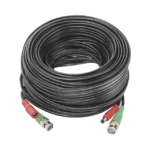 Cable coaxial ( BNC RG59 ) + Alimentación / SIAMÉS / 20 Metros / Aleación Cobre + Aluminio CCA / Para Cámaras 4K  / Uso interior y exterior
