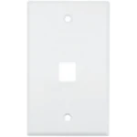 Placa de Pared (Face Plate) / 1 Puerto / Color Blanco / Caja con 20 Piezas / ABS - Image 2