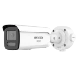 [ PROTECCIÓN ACTIVA ] Bala IP 4 Megapixel / Lente 4 mm / 60 mts IR / Exterior IP67 / Micrófono y Bocina Integrado (Audio de Dos Vías) / DARKFIGHTER / PoE+ / Luz Estroboscopica / ONVIF / Micro SD / 4 Analíticos