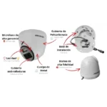 [Audio Bidireccional + Dual Light + ColorVu] Turret TURBOHD 4K (8 Megapixel) / Lente 2.8 mm / 40 mts IR EXIR + 40 mts Luz Blanca / Micrófono y Bocina Integrado / Exterior IP67 / dWDR - Image 5