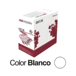 Bobina de Cable UTP 305 Metros / Cat5E (24 AWG) / Color Blanco / PVC (CM) / Uso en Interior / 100% Cobre / Aplicaciones de CCTV y Redes de Datos - Image 2