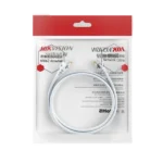 Cable de Parcheo (Patch Cord) / UTP / Cat. 6 (24 AWG) / 1 Metro / Color Blanco / Ideal para PoE+ / Interior - Image 2