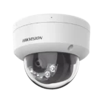 [Dual Light] Domo IP 6 Megapixel / Lente 2.8 mm / 30 mts IR + 30 mts Luz Blanca / Micrófono Integrado / ACUSENSE Lite / Exterior IP67 / H.265 / PoE / ONVIF