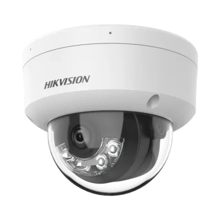[Dual Light] Domo IP 8 Megapixel (4K) / Lente 2.8 mm / 30 mts IR + 30 mts Luz Blanca / Micrófono Integrado / IK08 / ACUSENSE Lite / Exterior IP67 / H.265 / PoE / ONVIF