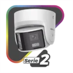 [FlexVu] [ PROTECCIÓN ACTIVA ] Turret IP Panorámica 4 Megapíxel / 2 Lentes 2.8 mm (180°) / Imagen a Color 24/7 (ColorVu) / PoE / WDR 130° / IP67 / ACUSENSE / Luz Estroboscópica y Alarma Audible / 30 mts Luz Blanca / Mic - Image 3