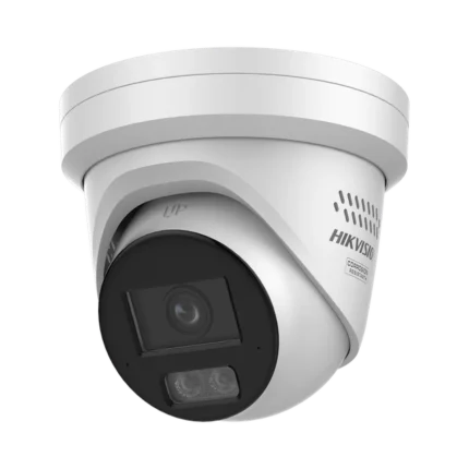 [Dual Light + ColorVu 3.0 + HikAI] Turret IP 8 Megapixel / Lente 2.8 mm / 30 mts IR + Luz Blanca / 2 Microfonos Integrados / Exterior IP67 / Estrobo Luz Blanca / WDR 130 dB / ACUSENSE 3.0 / Metal / NEMA 4X / ACUSEARCH