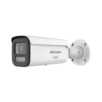 [Dual Light + ColorVu 3.0 + HikAI] Bala IP 8 Megapixel / Lente Mot. 2.8 a 12 mm / 60 mts IR + Luz Blanca / Exterior IP67 / WDR 130 dB / ACUSENSE 3.0 / Metal / NEMA 4X / ACUSEARCH