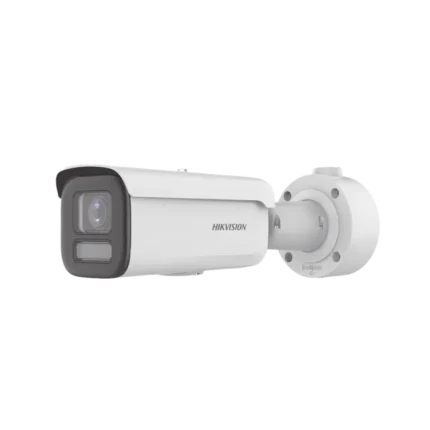 Bala IP 4 Megapixel / Lente Mot. 2.7 a 13.5 mm / Dual Light (60 mts IR + 60 mts Luz Blanca ) / Darkfighter S / Exterior IP67  / IK10 / WDR 130 dB / 4 Analíticos: AcuSense, Deteccion Facial, Conteo de Personas por Cruce y Zona