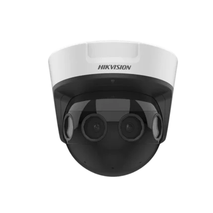 PanoVu Series / Vista Panorámica 180° / 16 Megapixel en Total / 4 Lentes 2.8 mm (4 Lentes 4 Megapixel) / 20 mts IR / Exterior IP67 / IK10 / 12 Vcc / PoE+ / Micro SD