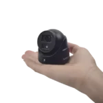 Ultra Mini Turret TURBO 2 Megapixeles (1080p) / Gran Angular / Lente 2.8 mm / 20 mts IR EXIR / Exterior IP67 / 4 Tecnologías (TVI / AHD / CVBS) / dWDR / Color Negro
