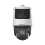 [TandemVu] PTZ IP 4 Megapixel con Cámara Panoramica 6 Megapixel / 32X Zoom / 200 mts IR / 30 mts Luz Blanca / ACUSENSE / IP66 / Alerta Audible y Luz Estroboscopica / Autoseguimiento / Hi-PoE / Alarmas I/O / Ultra Baja Iluminación / Micro SD