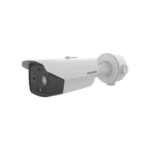 Bala IP Dual / Térmica 9.7 mm ( 256 × 192 ) / Óptico 8 mm (4 Megapixel) / 30 mts IR / Exterior IP67 / PoE / Termométrica / Detección de Temperatura / Sirena y Luz Intermitente Integrada / MicroSD - Image 2