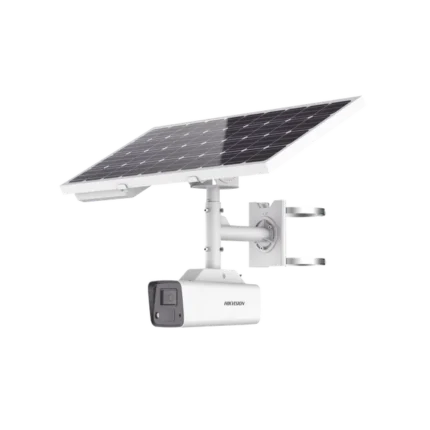 Kit Solar IP All in One / Cámara Bala ColorVu 4 Megapixel / Lente 4 mm / Panel Solar / Batería de Respaldo de Litio 23.2Ah (Hasta 24 Días) / Conexión 4G / Accesorios de Instalación