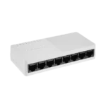 Switch No Administrable de Escritorio de 8 Puertos / Fast Ethernet  10 / 100 Mbps / Diseño Compacto y Estetico