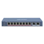 Switch PoE+ / No Administrable / 7 Puertos 10/100 Mbps 802.3 af/at (30 W) / 1 Puerto 10/100 Mbps Hi-PoE (90 W)  / 2 Puertos 1000 Mbps Uplink / Modo Extendido hasta 300 Metros / 110 Watts - Image 3
