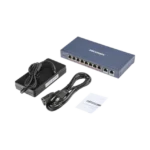Switch PoE+ / No Administrable / 7 Puertos 10/100 Mbps 802.3 af/at (30 W) / 1 Puerto 10/100 Mbps Hi-PoE (90 W)  / 2 Puertos 1000 Mbps Uplink / Modo Extendido hasta 300 Metros / 110 Watts - Image 4