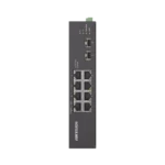 Switch Industrial No Administrable Gigabit / 6 Puertos Gigabit PoE+ (30 W) + 2 Puertos Gigabit PoE++ (60 W) / 2 Puertos SFP / 120 W Total / 48 a 57 VCD / Ideal para Proyectos / 300 Metros de Distancia