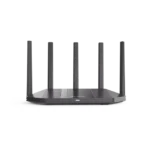 Router Inalámbrico / Wifi 6 / Hasta 1800 Mbps / MESH / Doble Banda AC (2.4 GHz y 5 GHz) / 4 Puertos 1000 Mbps /  5 Antenas Omnidireccional / Interior / Beamforming Optimizado /  Administración Gratuita desde la Nube