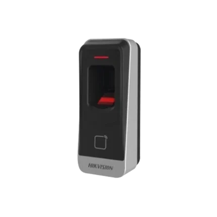 Lector esclavo MIFARE IP65 / Huella Digital / Lector de Tarjetas de Proximidad MiFare / RS-485 / Interior y Exterior / Requiere Panel de Control de Acceso DS-K2604,02,01