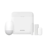 (AX PRO) KIT de Alarma AX PRO / Incluye: 1 Hub con bateria de respaldo / 1 Sensor PIR / 1 Contacto Magnético slim / 1 Control Remoto / WiFi / Compatible con Hik-Connect P2P