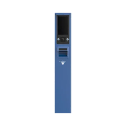 Estación de Entrada de Tickets / Pantalla LCD 10.1 Pulgadas 1080P / Lector de Tarjetas IC y CPU / Impresión Térmica / Protocolo TCP/IP / IP54 / Sistema Operativo Linux Embebido