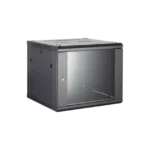 Gabinete para Montaje en Pared - Piso / Puerta de Cristal Templado / Cuerpo Fijo / 12 Unidades de Rack / 19" / Fabricado en Acero - Image 2