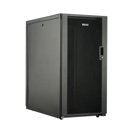 Gabinete Profesional de Telecomunicaciones, de Piso, 24 UR, 600 mm de Ancho y 1070 mm de Profundidad, Color Negro
